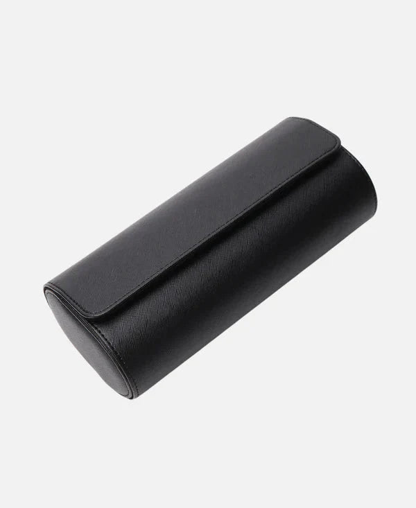 Leather Three Watch Roll