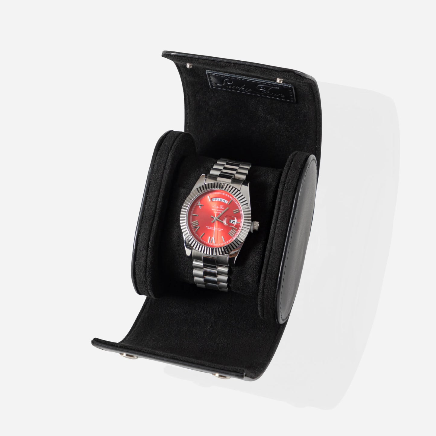 Premium Leather Watch Roll