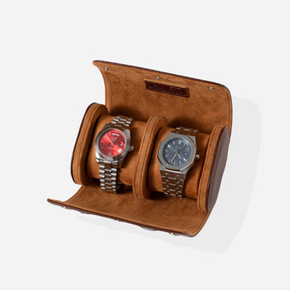 Premium Leather Watch Roll