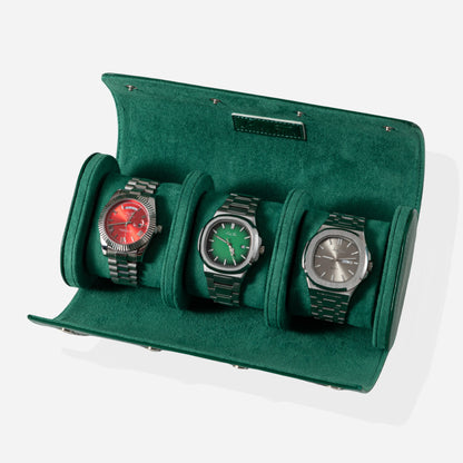 Premium Leather Watch Roll