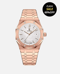 Oak Pink Gold - White